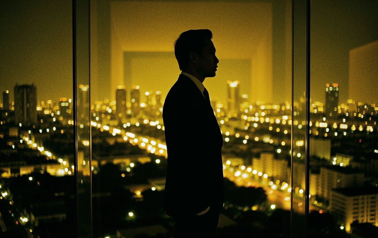 Jakarta urban nightscape